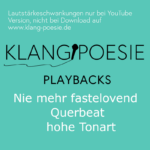 Nie mehr fastelovend Querbeat Piano playback Karaoke Instrumental