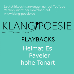 Heimat es Paveier Piano Playback Karaoke Instrumental