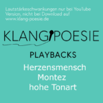 Herzensmensch Montez Piano Playback Karaoke Instrumental