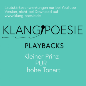 Kleiner Prinz PUR Piano Playback Karaoke Instrumental