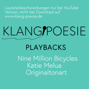 Nine Million Bicycles Katie Melua Piano Playback